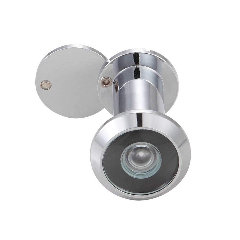Forliggio Peephole Front Door Viewer with Privacy Cover, One-Way 220 Degrees in Chrome - Image 1